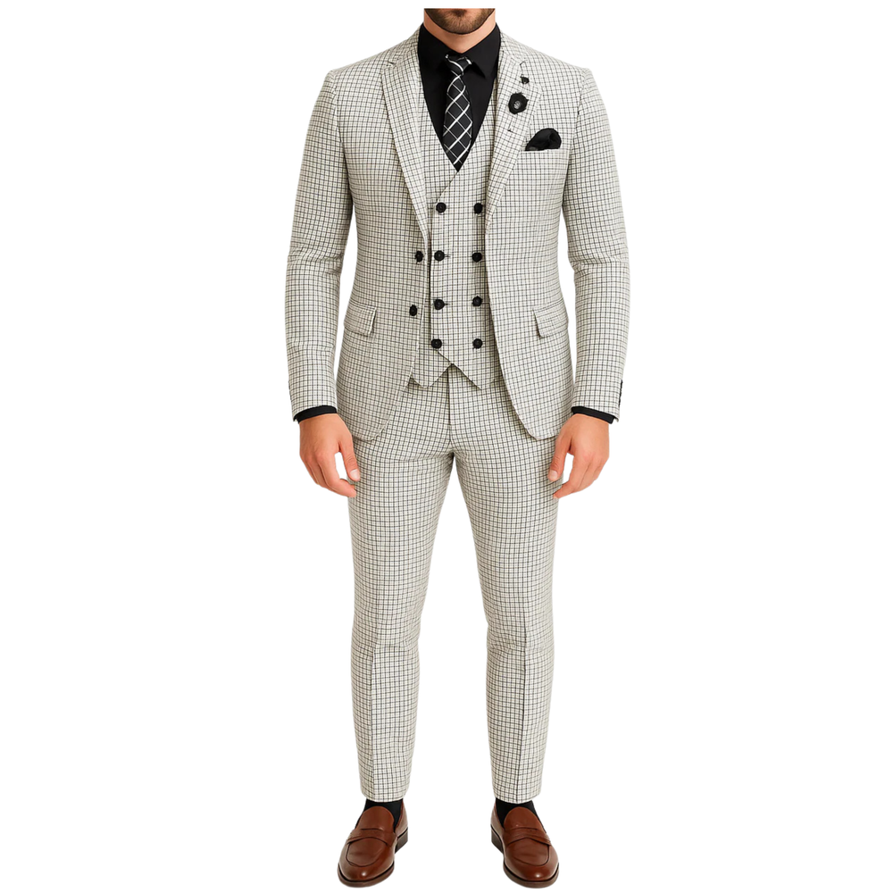 Costume homme gris Turiz