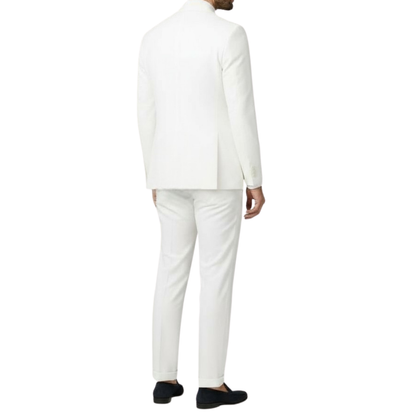 Costume homme blanc Massimo