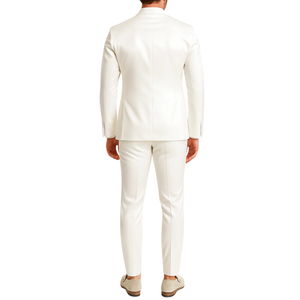 Costume homme Blanc satiné