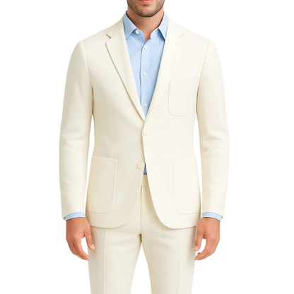 Costume homme blanc Napoli