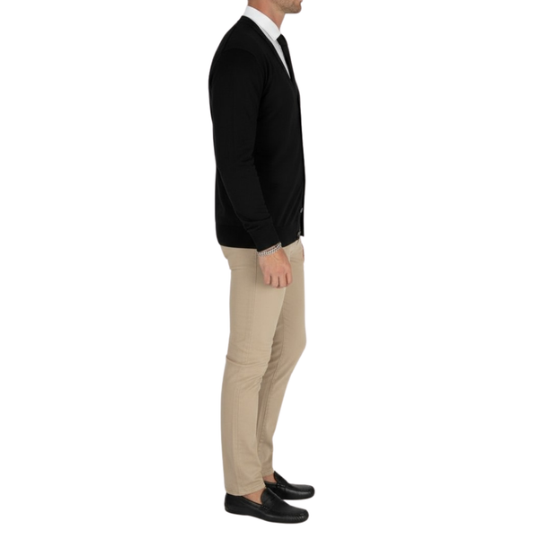 Cardigan homme noir