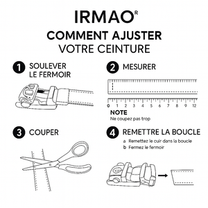 Ceinture en cuir avec réglage automatique Claudio