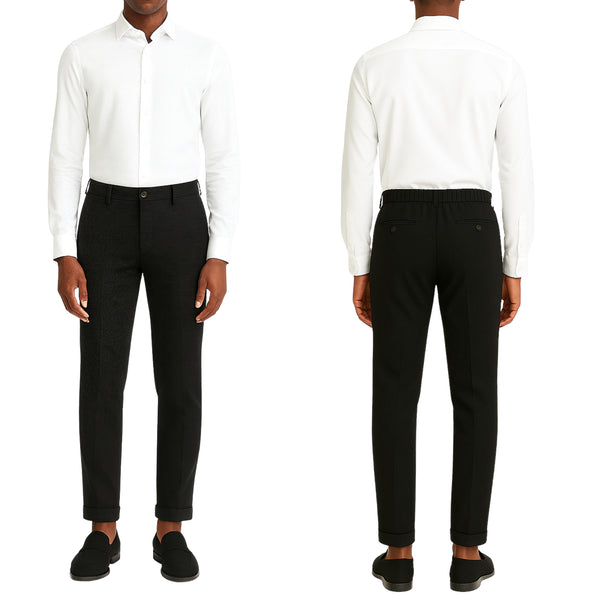 Pantalon noir italien Napoli