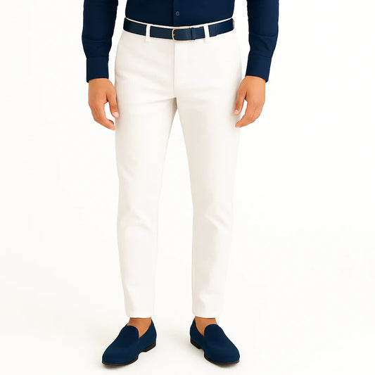Pantalon chino blanc