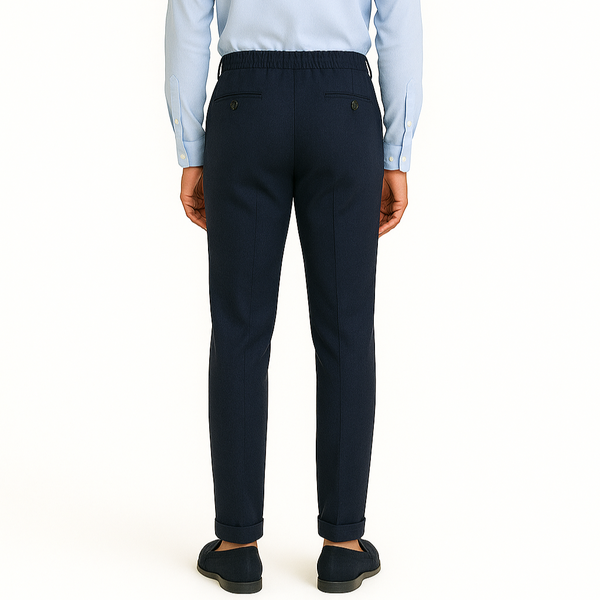 Pantalon bleu marine italien Napoli