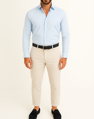 Pantalon beige italien Mario