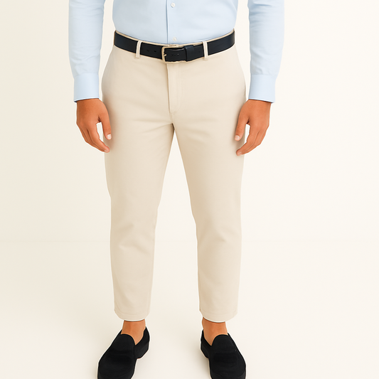 Pantalon beige italien Mario