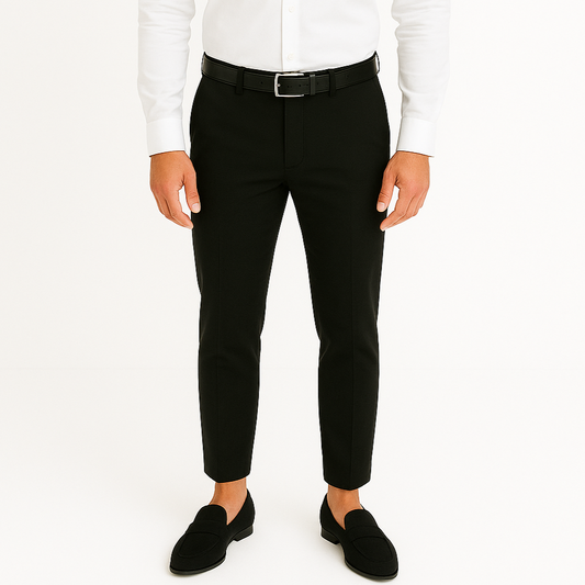 Pantalon noir italien Mario