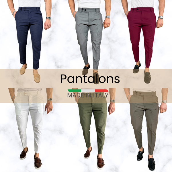 Pantalon beige italien Mario
