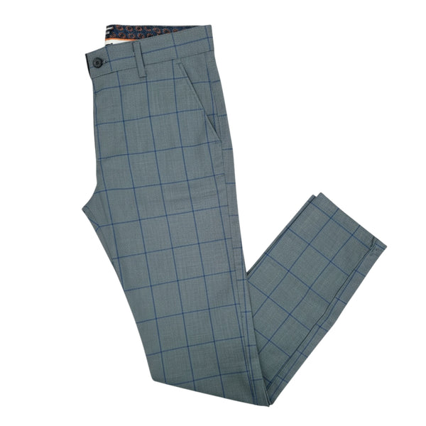 Pantalon homme chic à carreaux