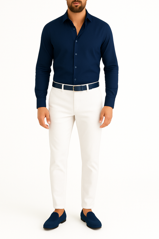 Pantalon chino blanc