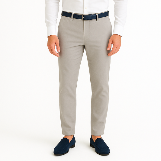 Pantalon chino gris