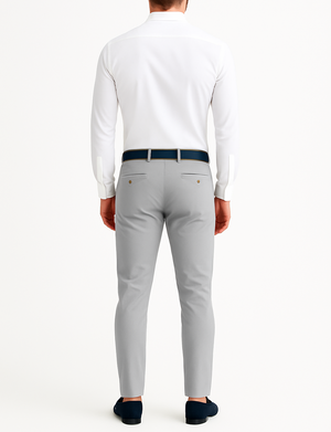 Pantalon chino gris