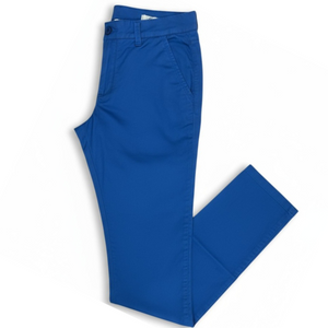Pantalon chino bleu électrique
