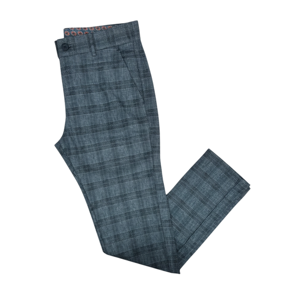 Pantalon homme chic tartan
