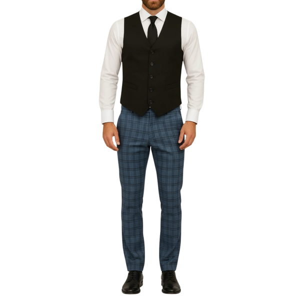 Pantalon homme chic tartan
