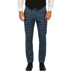 Pantalon homme chic tartan