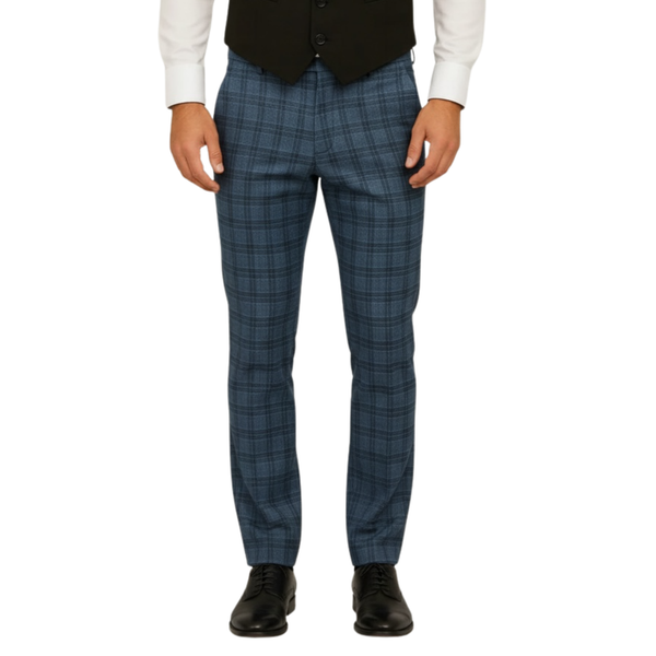 Pantalon homme chic tartan
