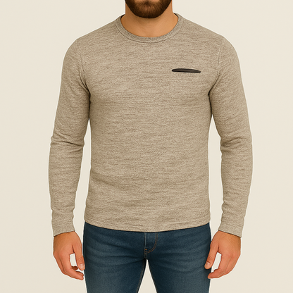 Pull homme bleu LEO